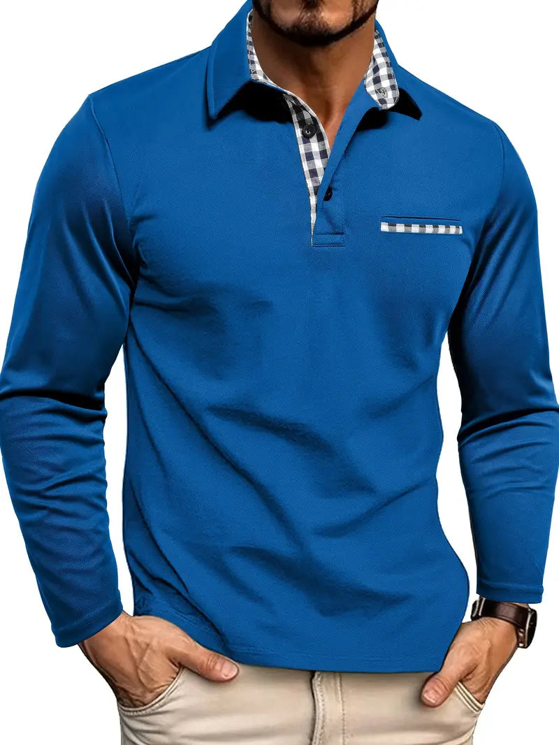 ADRIEN™ | POLO MANCHES LONGUES CLASSIQUE
