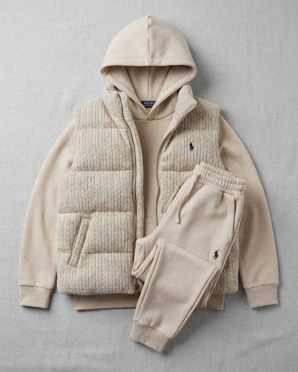 RL™ 3-Piece Set – Vest, Joggers & Sweater