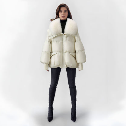 Aurélie™ | Manteau d’Hiver Luxe avec Col Chaud