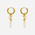 Boucles d'Oreilles Sunburst en Or 18K