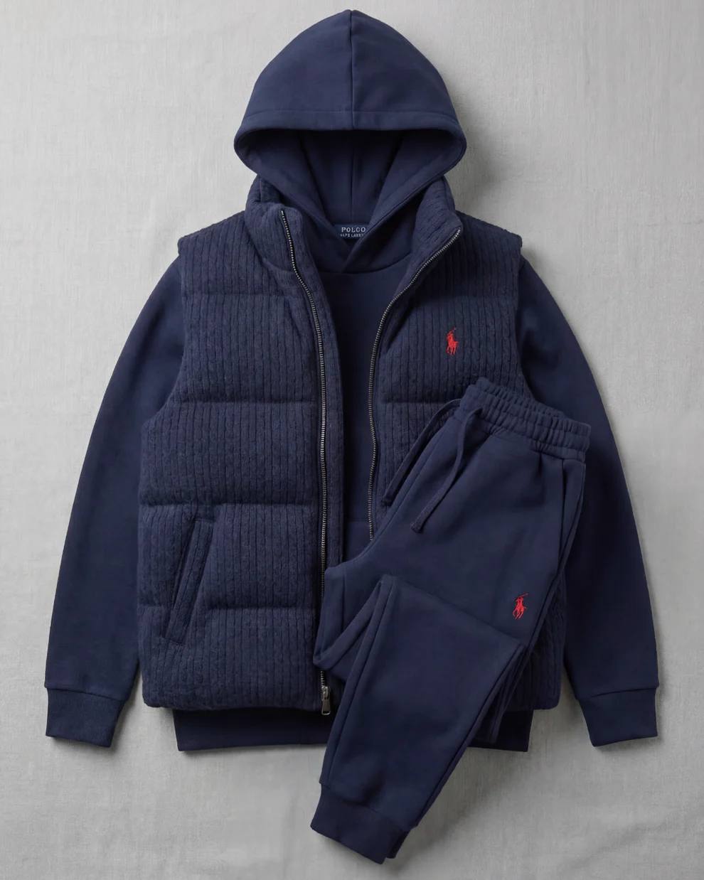 RL™ 3-Piece Set – Vest, Joggers & Sweater