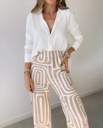 Isaline™ | Ensemble Deux Pièces Élégant avec Blouse Offerte