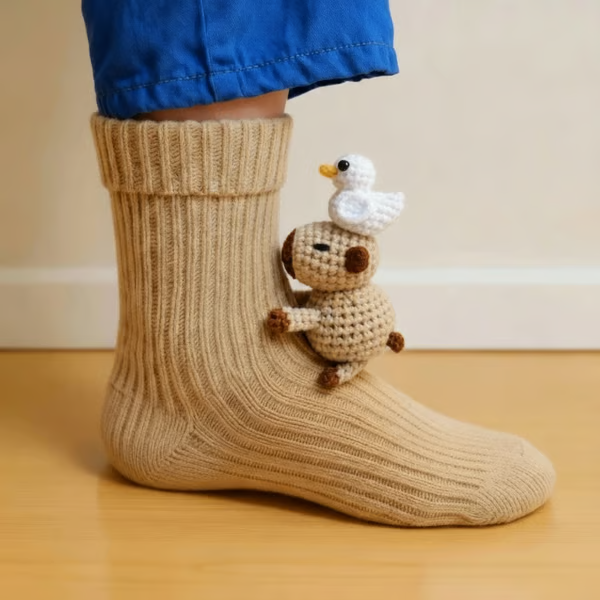 CHAUSSETTES ANIMAUX MOELLEUSES