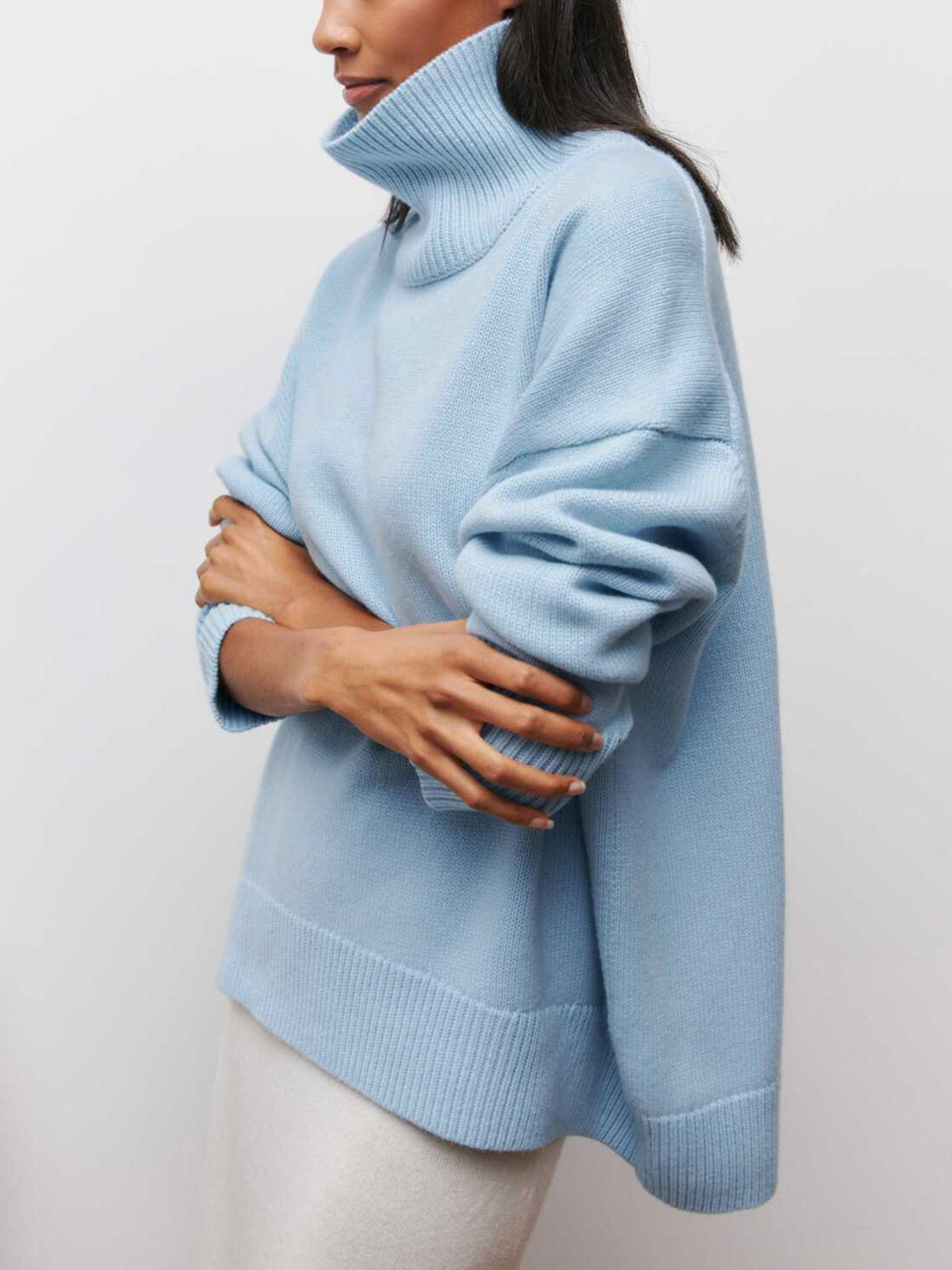 Cassie™ | Pull Col Roulé Oversize