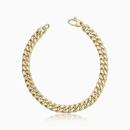 Bracelet Cubain en Or 18k