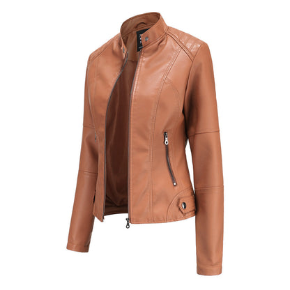 Milena™ | Veste en Cuir Élégante