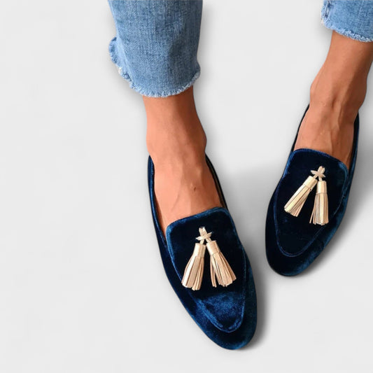 Alessia™ | Mocassins vintage élégants à franges