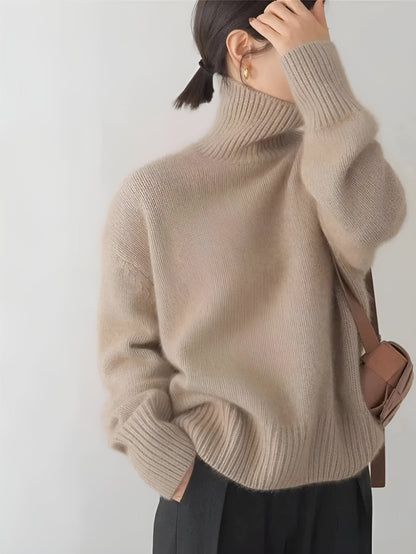 Emma™ | Pull à Col Roulé Doux