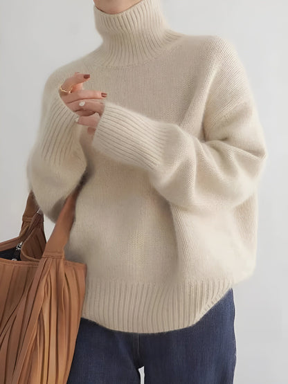 Emma™ | Pull à Col Roulé Doux