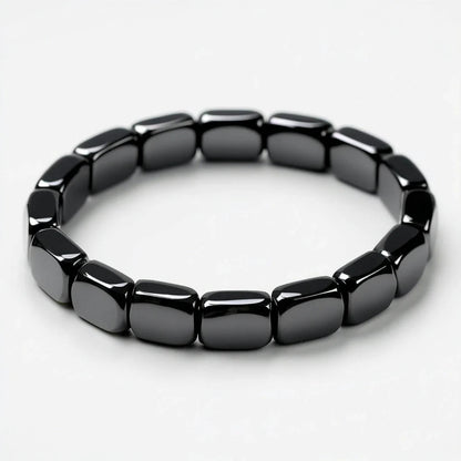 Bracelet en Hématite Naturelle