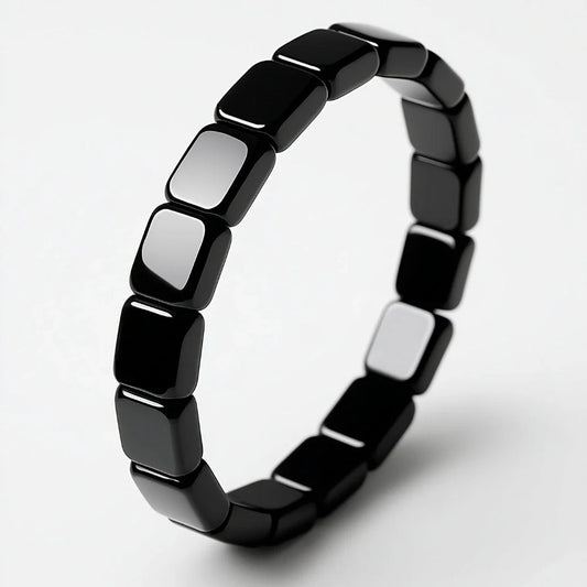 Bracelet en Hématite Naturelle
