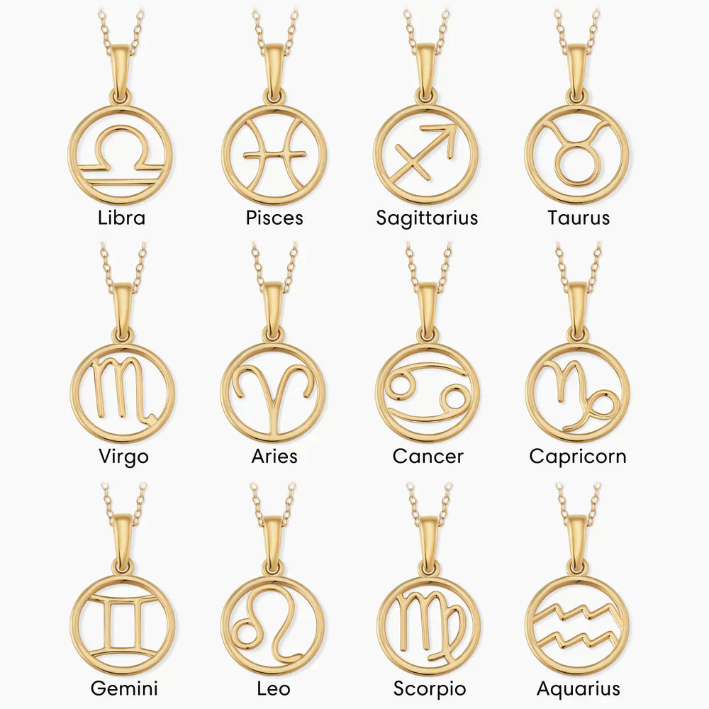 Collier Astrologique en Or 18k