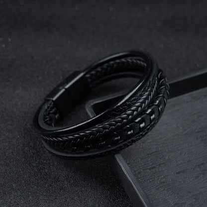 BRACELET HOMME EN CUIR DE LUXE