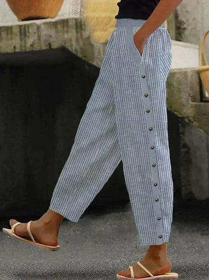 Romé | Pantalon estival rayé