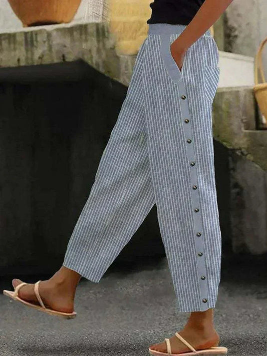 Romé | Pantalon estival rayé