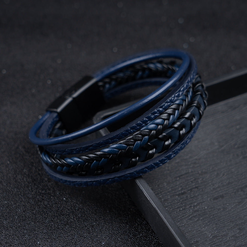 BRACELET HOMME EN CUIR DE LUXE