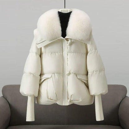 Aurélie™ | Manteau d’Hiver Luxe avec Col Chaud