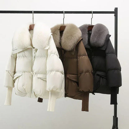 Aurélie™ | Manteau d’Hiver Luxe avec Col Chaud