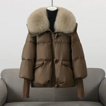 Aurélie™ | Manteau d’Hiver Luxe avec Col Chaud
