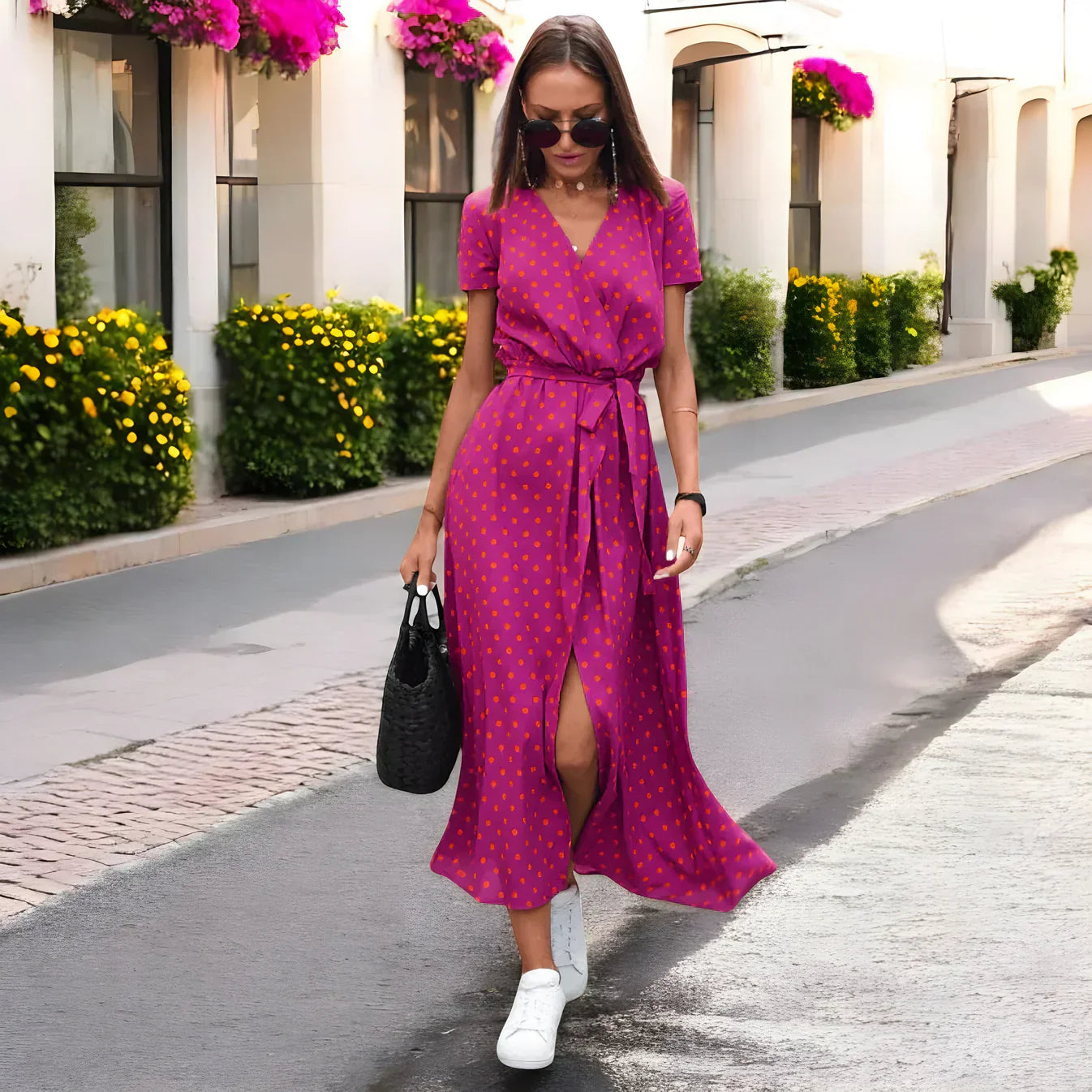Théa™ | Robe Fleurie Décontractée
