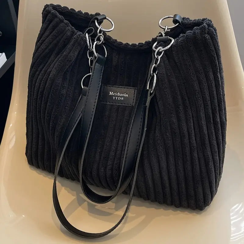 Emma™ | Sac Tote Côtelé