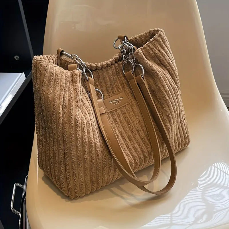 Emma™ | Sac Tote Côtelé