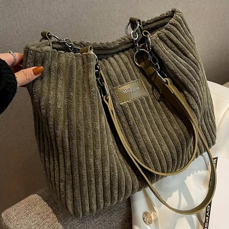 Emma™ | Sac Tote Côtelé